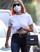 Ashley Benson Braless Pokies Out in West Hollywood