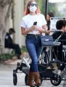 Ashley Benson Braless Pokies Out in West Hollywood