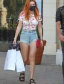 Bella Thorne Leggy, Outside The Kingdom Boutique in Calabasas