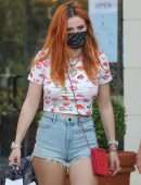 Bella Thorne Leggy, Outside The Kingdom Boutique in Calabasas