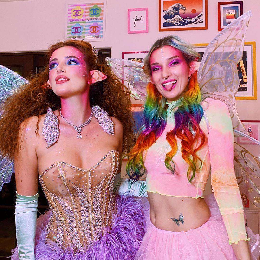 Bella Thorne Pokies in Fairy Sisters Photoshoot