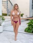 Bianca Gascoigne in Bikini on Vacation in Madeira