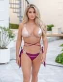 Bianca Gascoigne in Bikini on Vacation in Madeira