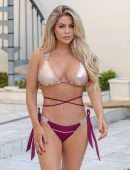 Bianca Gascoigne in Bikini on Vacation in Madeira