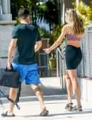 Candice Swanepoel Booty, Takes a Sunny Day Stroll in South Florida