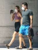 Candice Swanepoel Booty, Takes a Sunny Day Stroll in South Florida