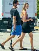 Candice Swanepoel Booty, Takes a Sunny Day Stroll in South Florida