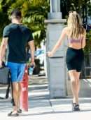 Candice Swanepoel Booty, Takes a Sunny Day Stroll in South Florida