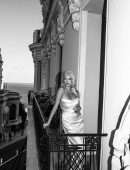 Caroline Vreeland - Cleavage in a Beautiful Black and White Photoshoot