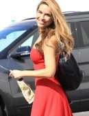 Chrishell Stause at the DWTS Studios in Los Angeles