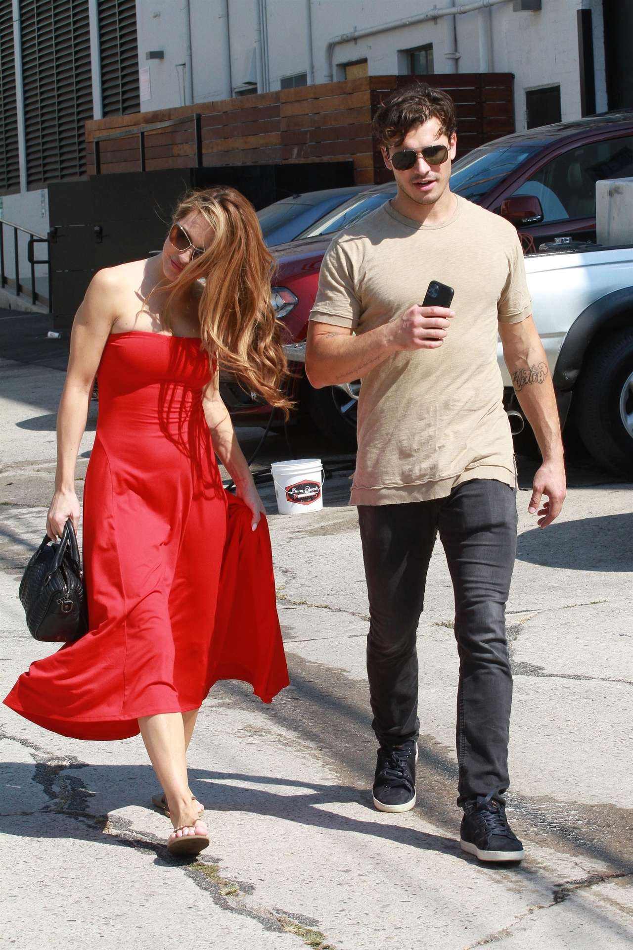 Chrishell Stause at the DWTS Studios in Los Angeles