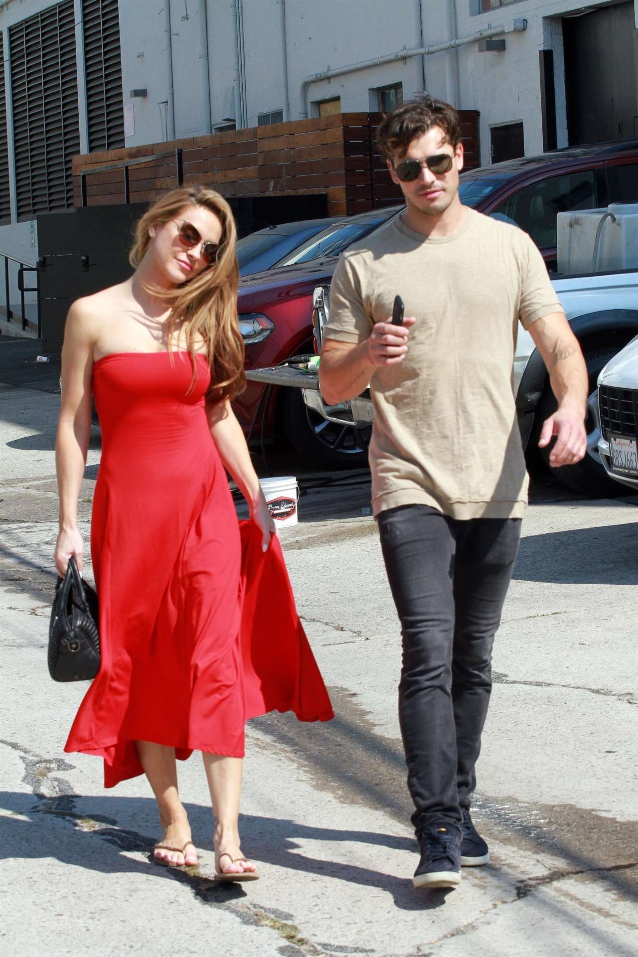 Chrishell Stause at the DWTS Studios in Los Angeles