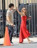 Chrishell Stause at the DWTS Studios in Los Angeles