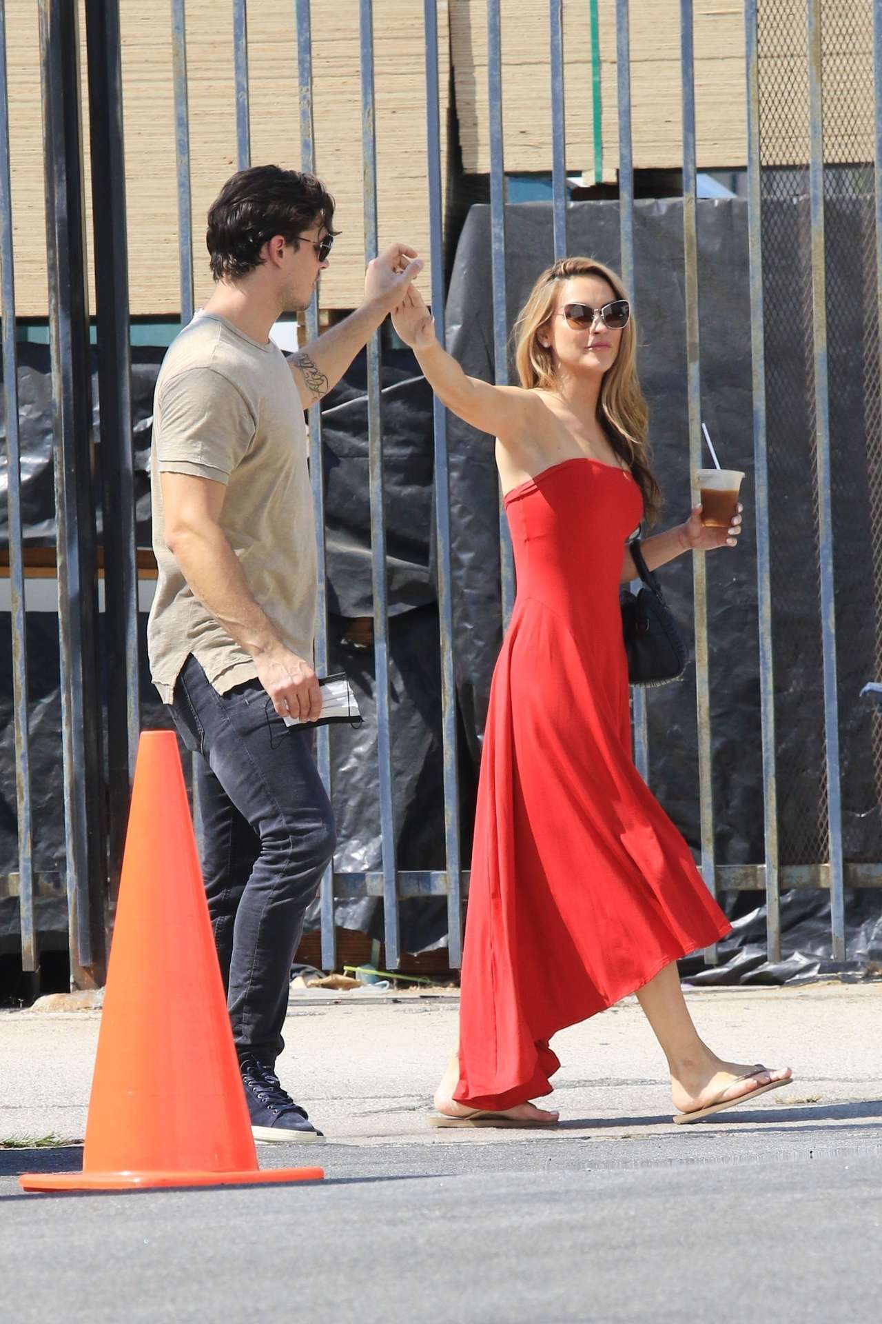 Chrishell Stause at the DWTS Studios in Los Angeles