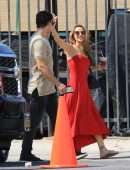 Chrishell Stause at the DWTS Studios in Los Angeles