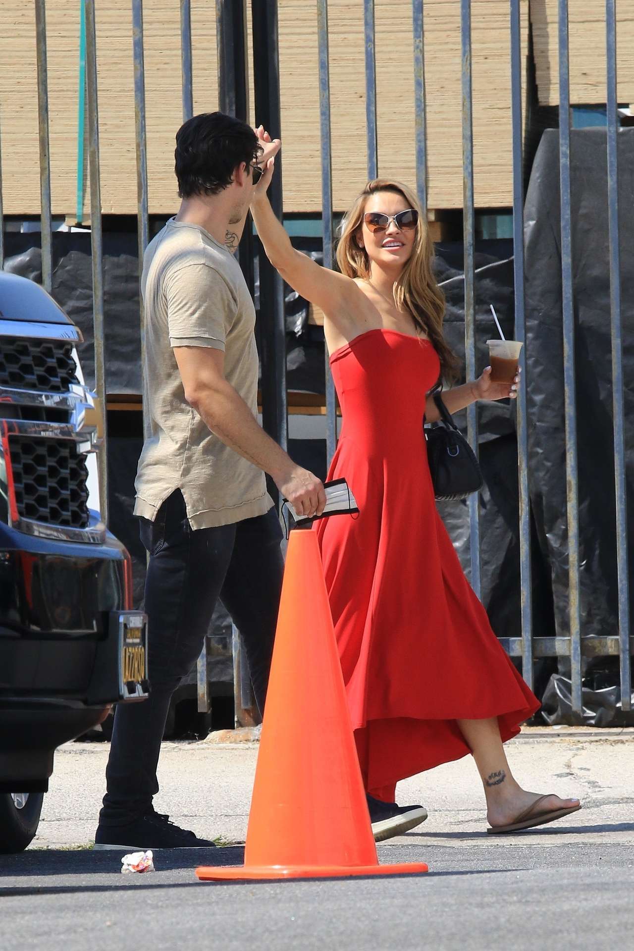Chrishell Stause at the DWTS Studios in Los Angeles