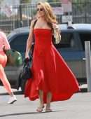 Chrishell Stause at the DWTS Studios in Los Angeles
