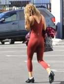 Chrishell Stause Booty at Dancing With The Stars Rehearsal Studio in Los Angeles
