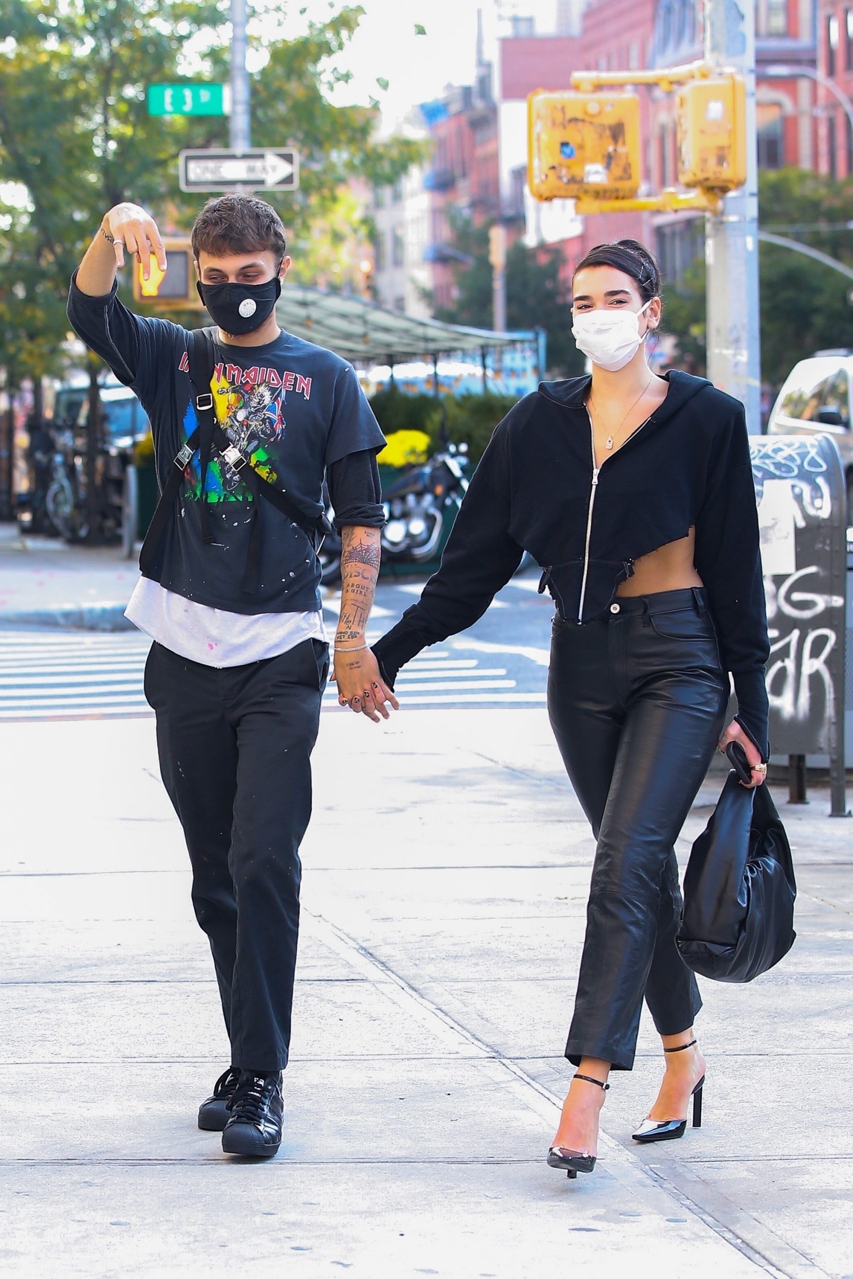 Dua Lipa and Boyfriend Anwar Hadid Out in New York