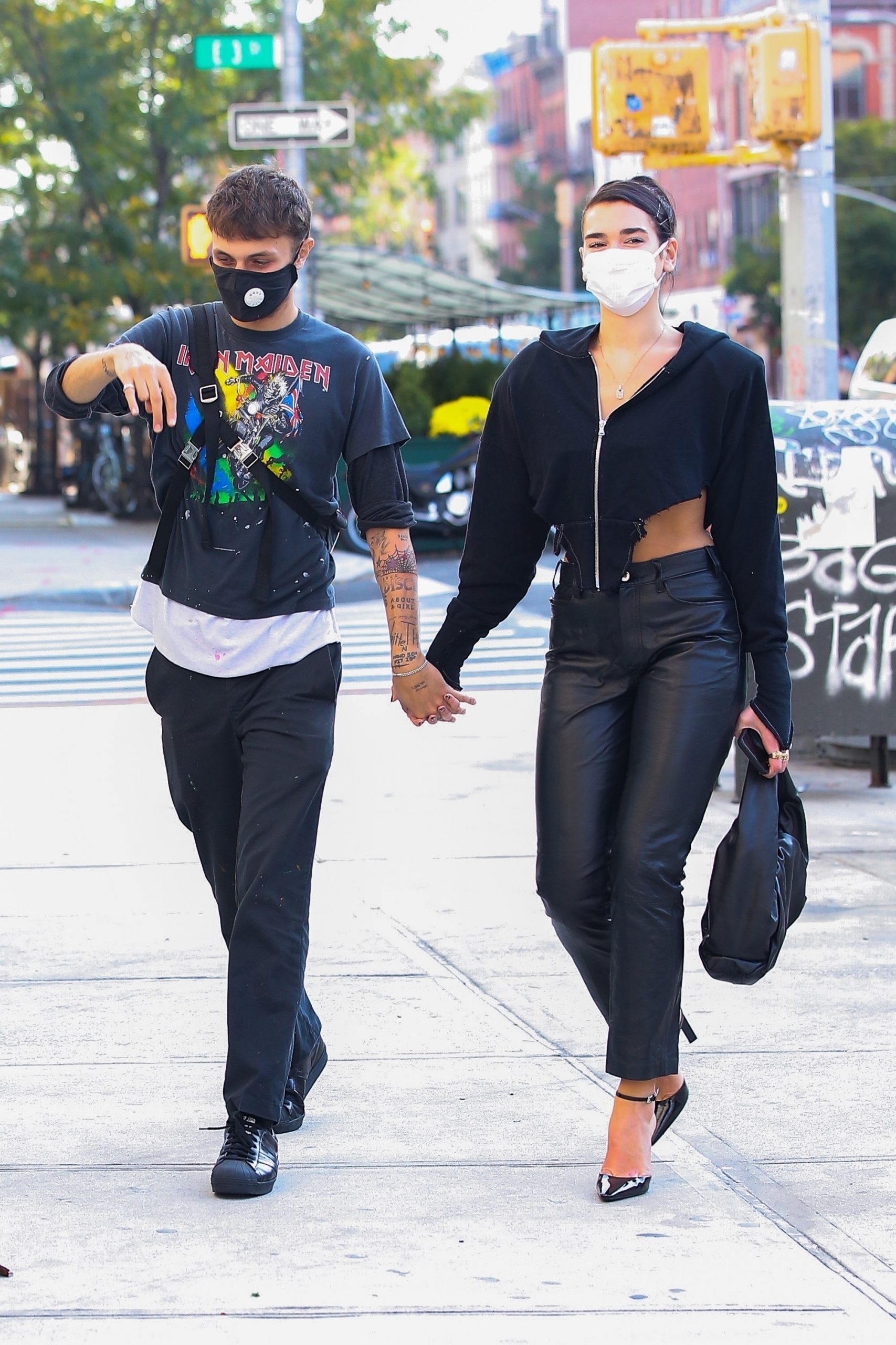 Dua Lipa and Boyfriend Anwar Hadid Out in New York