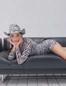 Emily Ratajkowski Leggy and Cleavage in Photoshoot for Nasty Gal Fall/Winter 2020 Campaign