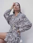 Emily Ratajkowski Leggy and Cleavage in Photoshoot for Nasty Gal Fall/Winter 2020 Campaign