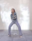 Emily Ratajkowski Leggy and Cleavage in Photoshoot for Nasty Gal Fall/Winter 2020 Campaign