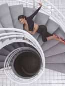 Emily Ratajkowski Leggy and Cleavage in Photoshoot for Nasty Gal Fall/Winter 2020 Campaign