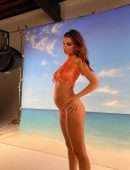 Emily Ratajkowski in a See-Through Top Photoshoot