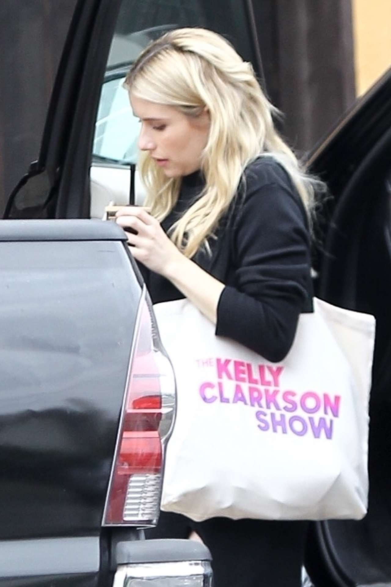 Emma Roberts Leggy, Arriving Home in Los Feliz