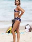 Georgia Fowler in Bikini During a Photoshoot on Bondi Beach
