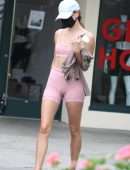 Hailey Bieber Booty and Cameltoe in Shorts, Out in West Hollywood