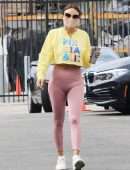 Jeannie Mai Smiles as She Arrives at the DWTS Studio