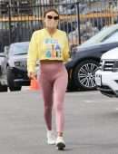 Jeannie Mai Smiles as She Arrives at the DWTS Studio