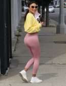 Jeannie Mai Smiles as She Arrives at the DWTS Studio