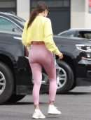 Jeannie Mai Smiles as She Arrives at the DWTS Studio