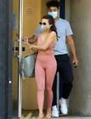 Jeannie Mai Cameltoe as She Leaves the DWTS Studios