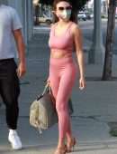 Jeannie Mai Cameltoe as She Leaves the DWTS Studios