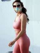 Jeannie Mai Cameltoe as She Leaves the DWTS Studios