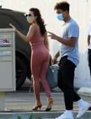 Jeannie Mai Cameltoe as She Leaves the DWTS Studios