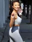 Jeannie Mai Booty, Outside DWTS Rehearsal Studios in Los Angeles