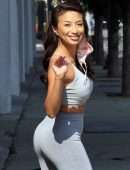 Jeannie Mai Booty, Outside DWTS Rehearsal Studios in Los Angeles
