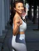 Jeannie Mai Booty, Outside DWTS Rehearsal Studios in Los Angeles