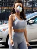 Jeannie Mai Booty, Outside DWTS Rehearsal Studios in Los Angeles