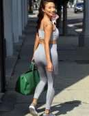 Jeannie Mai Booty, Outside DWTS Rehearsal Studios in Los Angeles