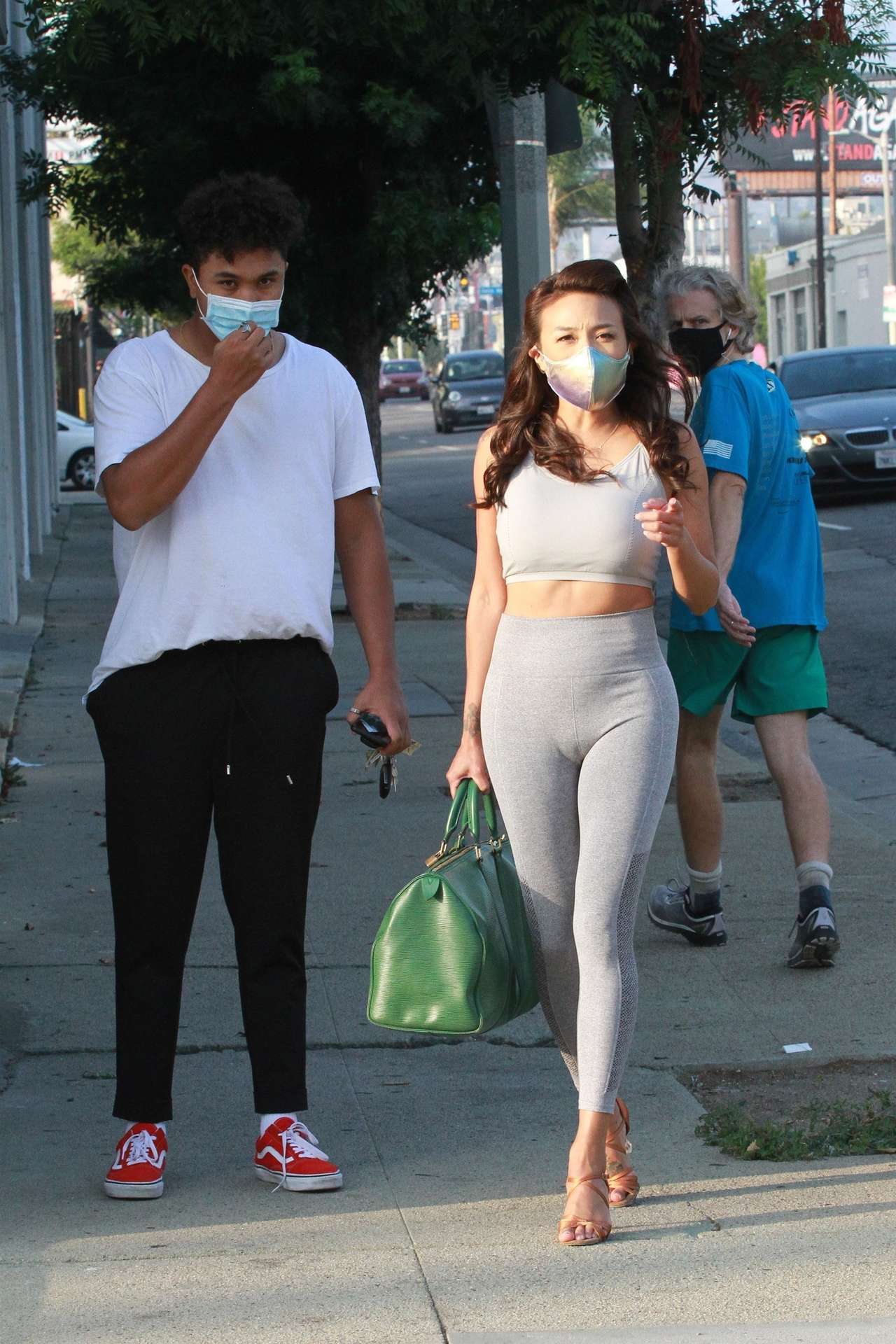 Jeannie Mai Booty, Outside DWTS Rehearsal Studios in Los Angeles