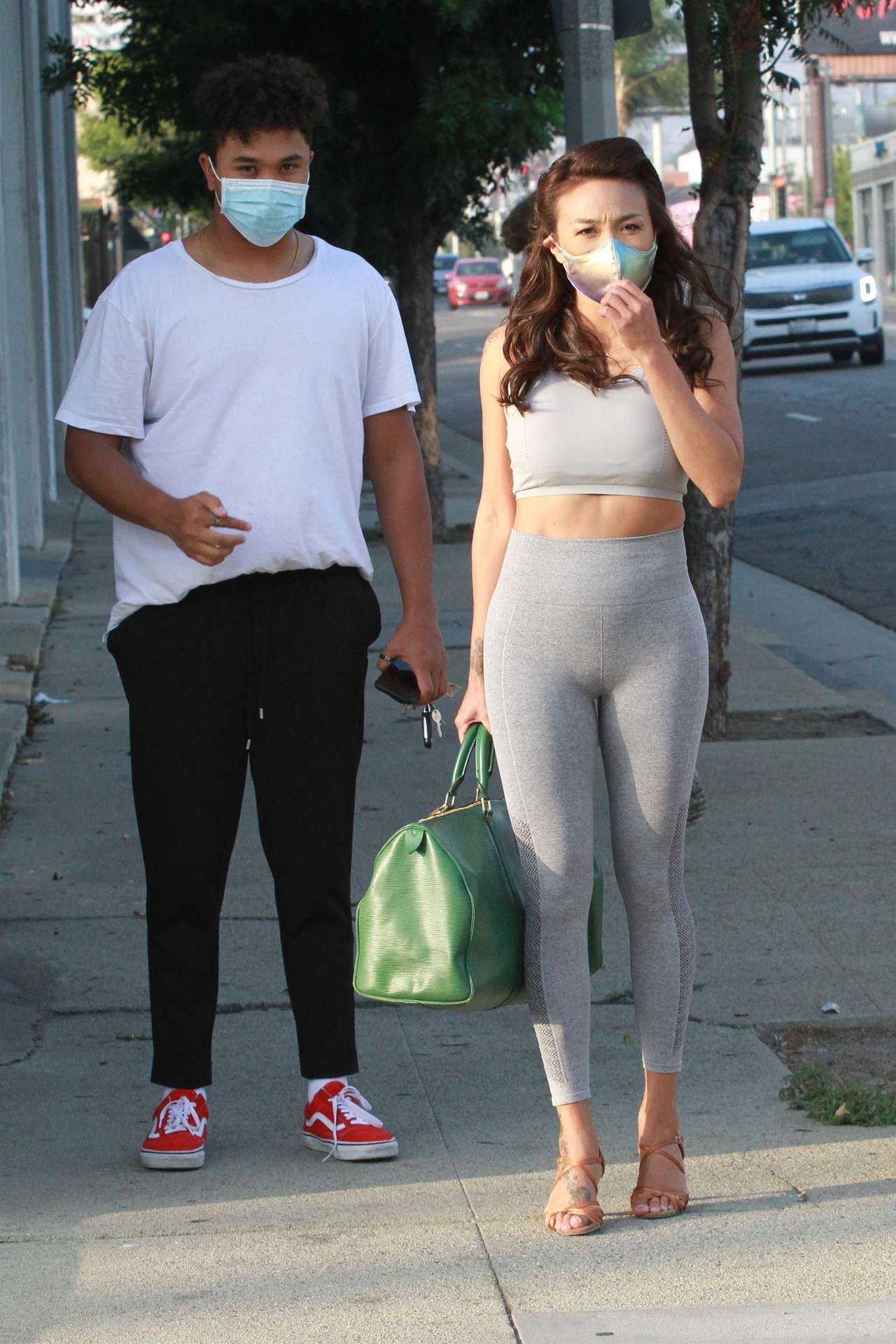Jeannie Mai Booty, Outside DWTS Rehearsal Studios in Los Angeles