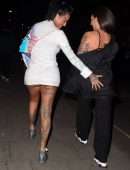 Jemma Lucy Booty Cheeks, Night Out at Novikov Restaurant in Mayfair, London