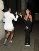 Jemma Lucy Booty Cheeks, Night Out at Novikov Restaurant in Mayfair, London