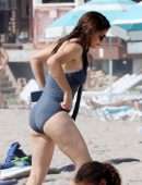 Jennifer Garner in Swimsuit at the Beach in Los Angeles